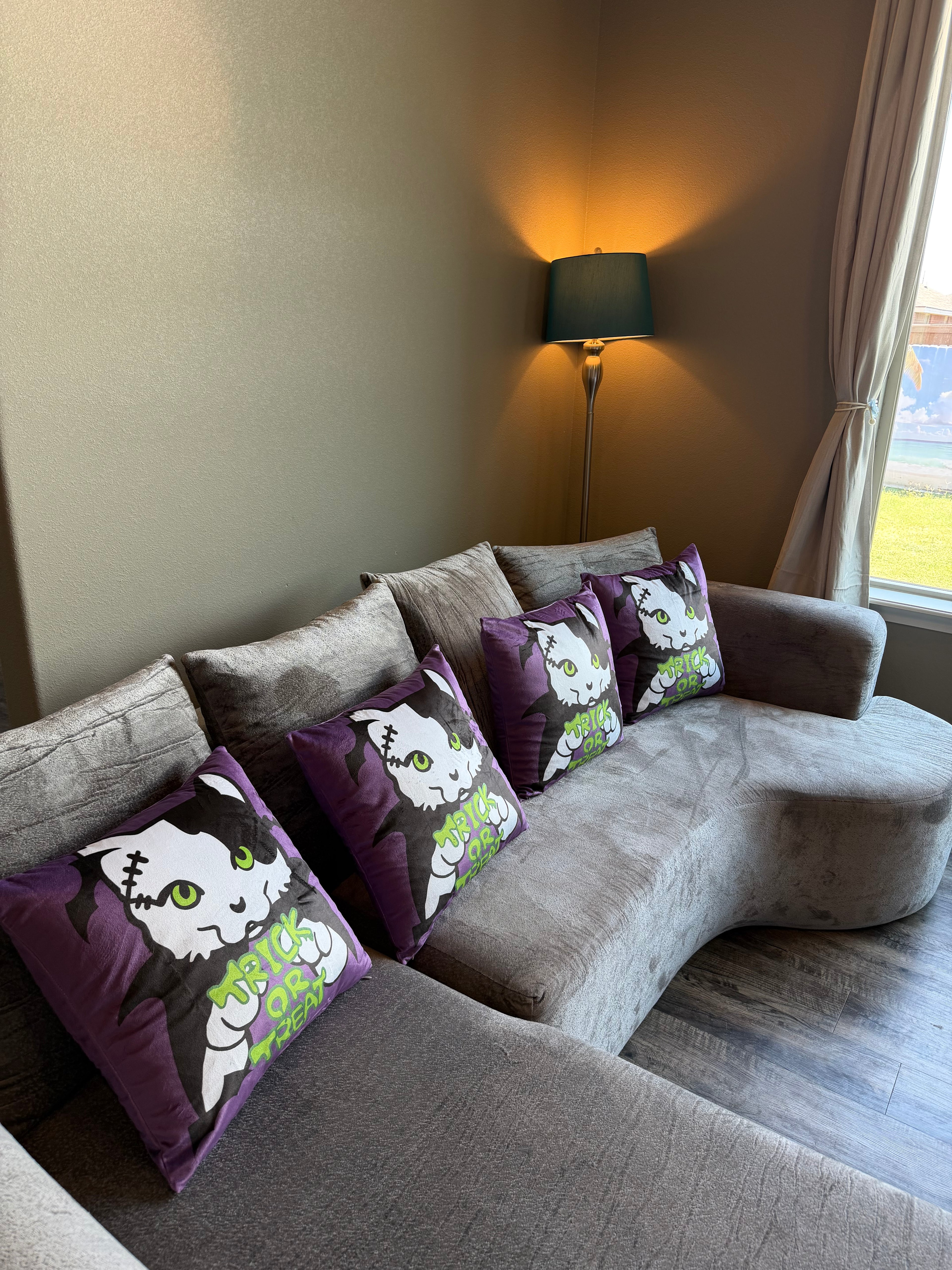 Halloween Pumpkin Pillow Covers Set of 2 – 18x18 Inch