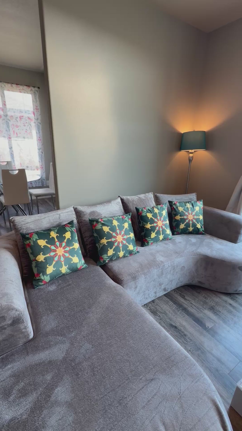 Golden Daisy Garden Throw Pillow Covers